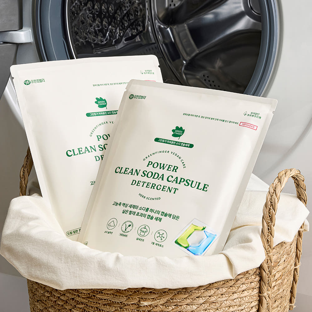 Greenfinger Power Clean Soda Capsule Detergent (33 Capsules)