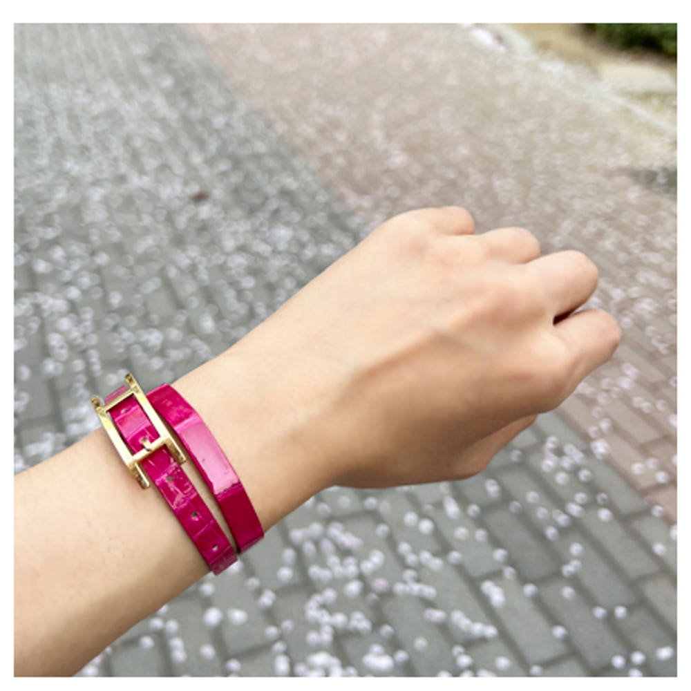 RADICE Henglong Crocodile Slim Bracelet (Silver / Gold)