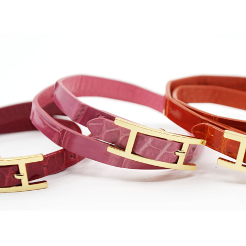 RADICE Henglong Crocodile Slim Bracelet (Silver / Gold)