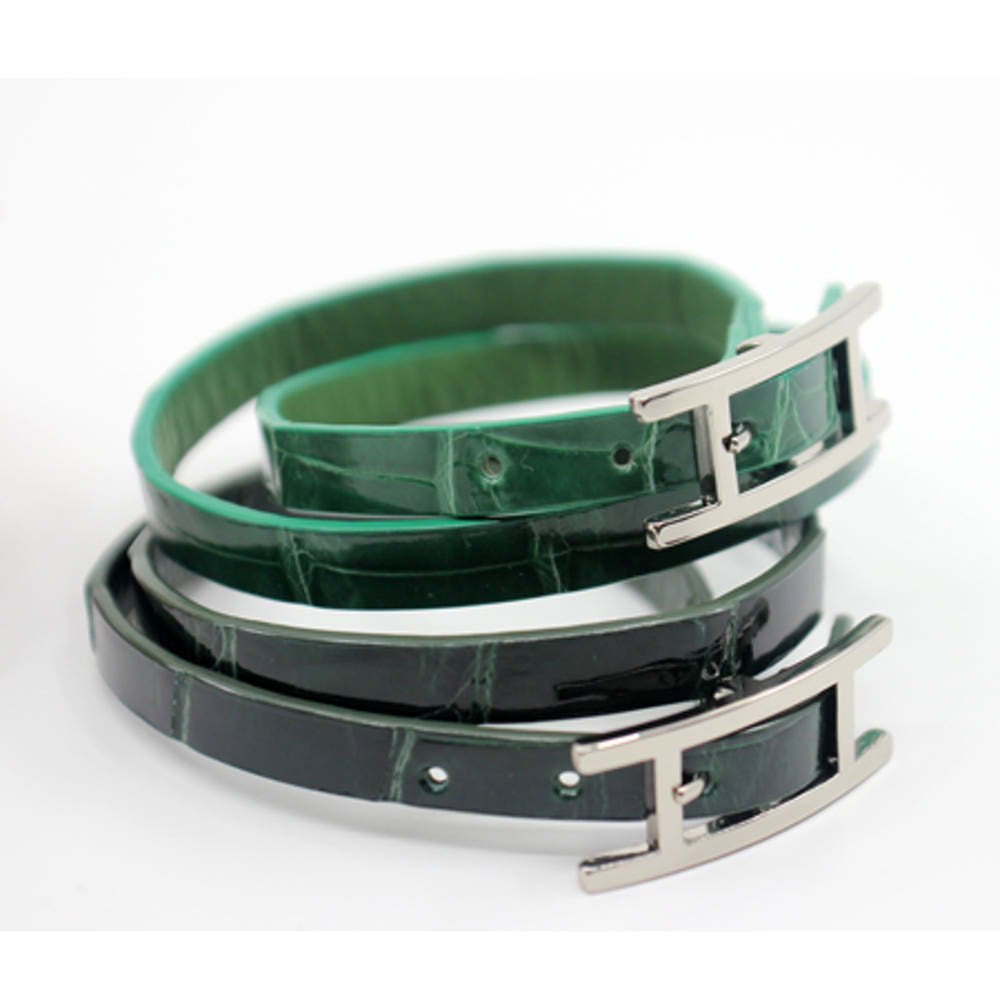 RADICE Henglong Crocodile Slim Bracelet (Silver / Gold)