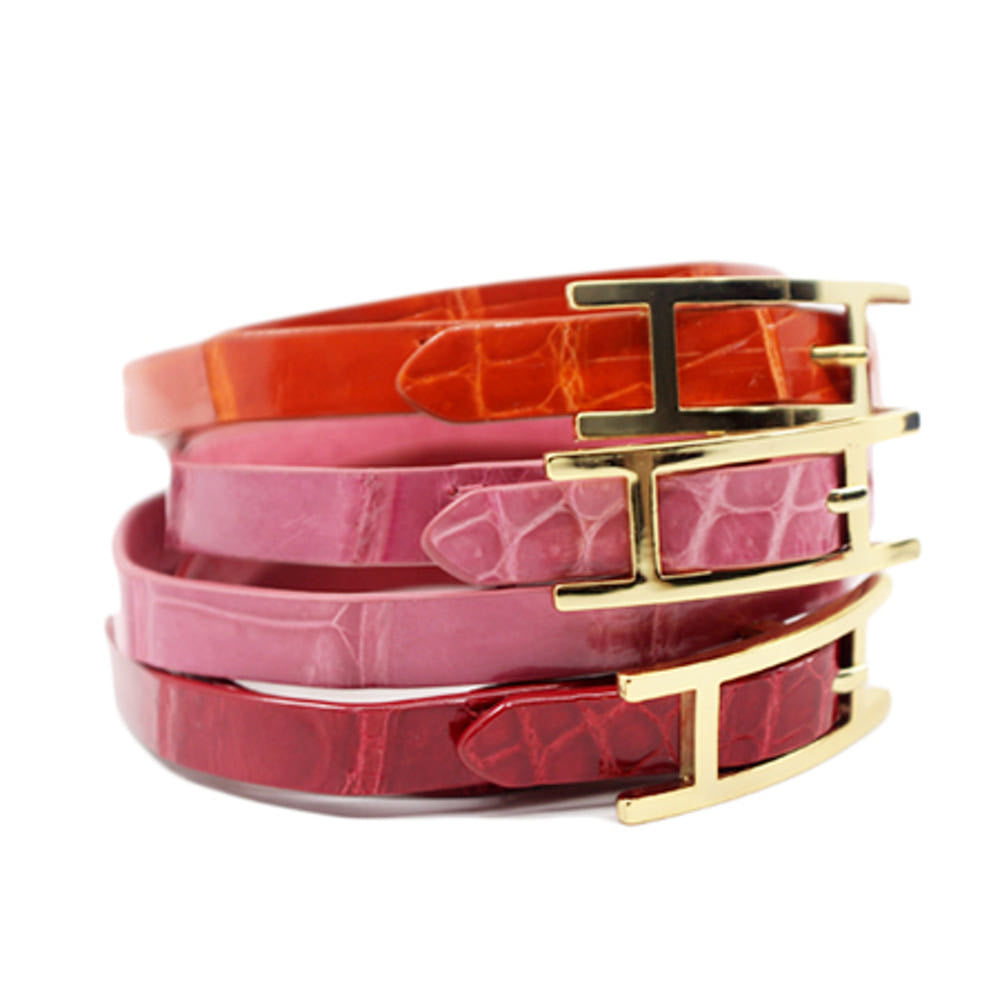 RADICE Henglong Crocodile Slim Bracelet (Silver / Gold)
