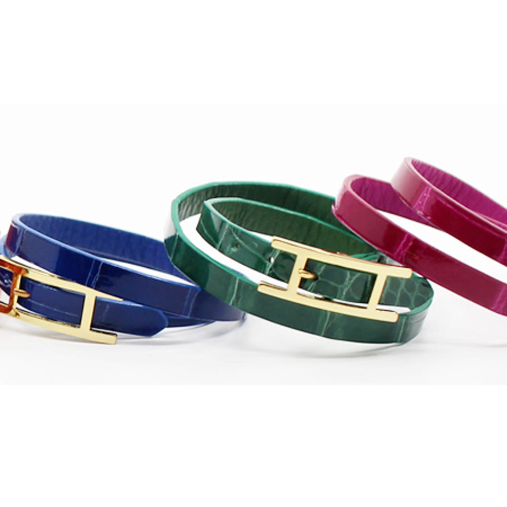 RADICE Henglong Crocodile Slim Bracelet (Silver / Gold)