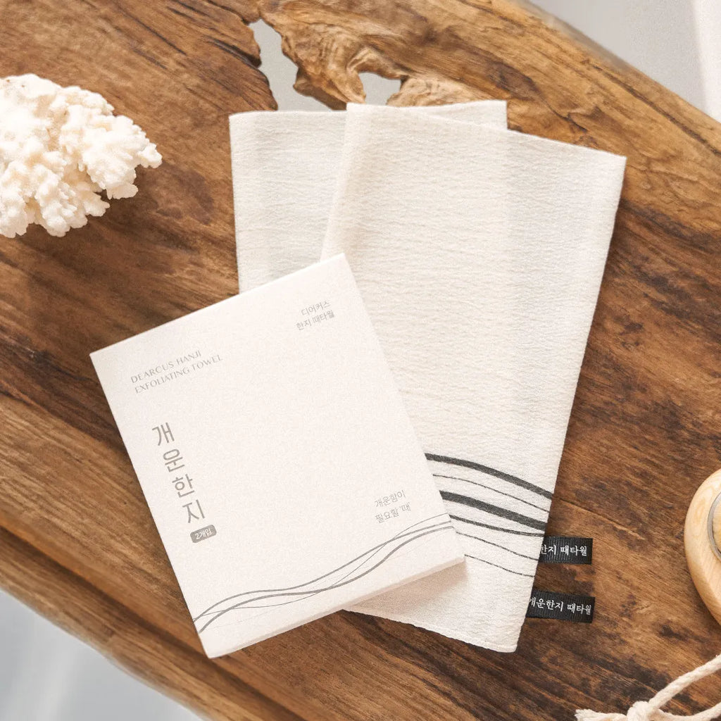 Product Title: Dearcus Refreshing Hanji Soft Exfoliating Towel (2-Pack)