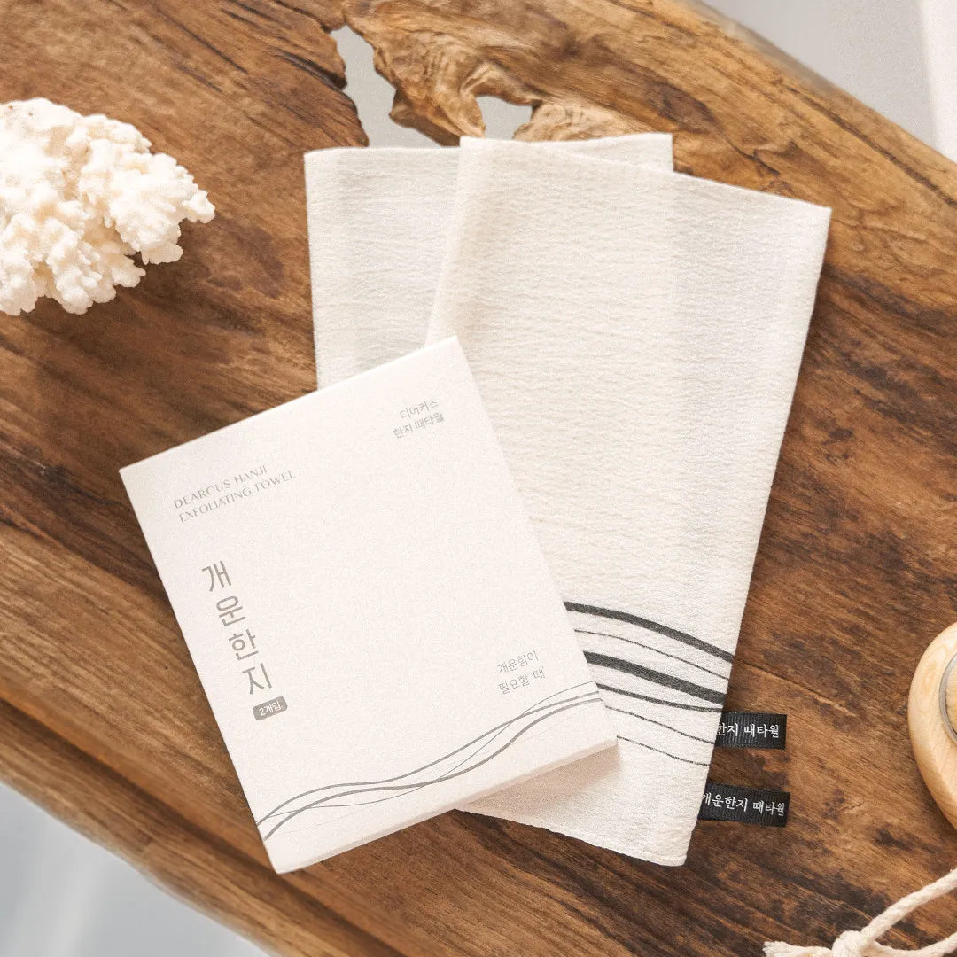 Product Title: Dearcus Refreshing Hanji Soft Exfoliating Towel (2-Pack)