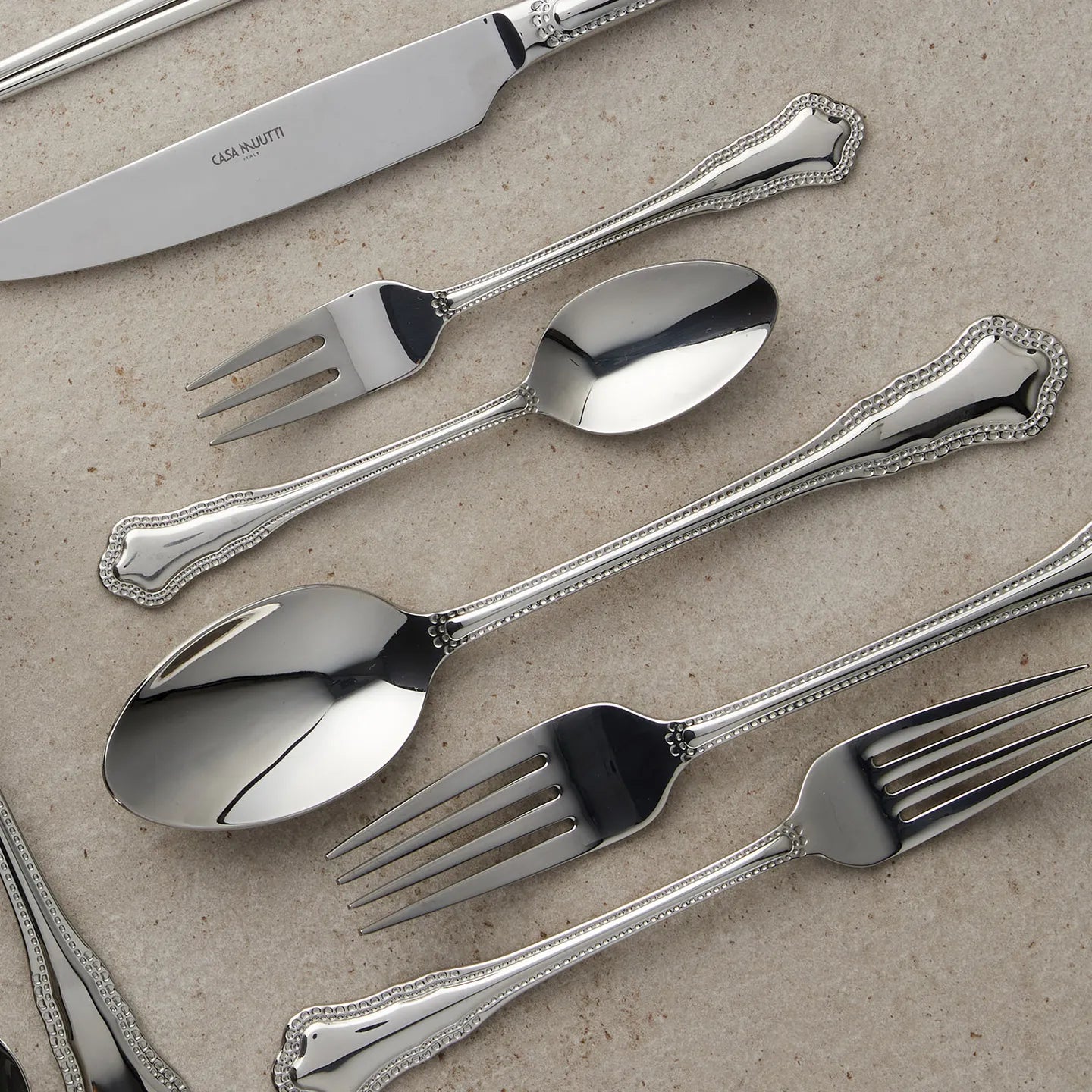 CASA MUUTTI Bella Silver Dinner Spoon