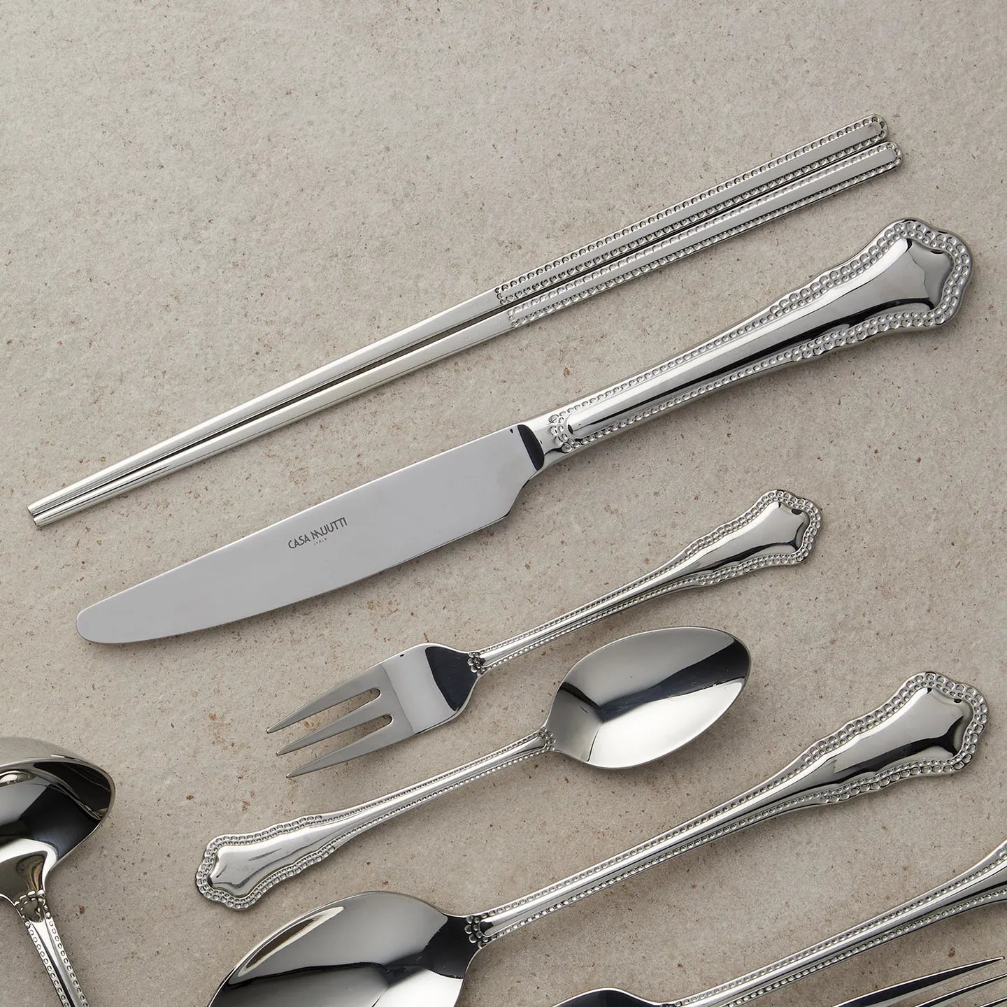 Product Name: CASA MUUTTI Bella Silver Chopsticks