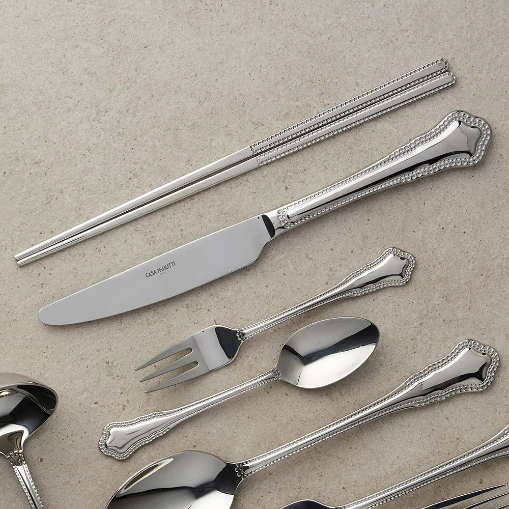 CASA MUUTTI Bella Silver Cutlery Set (4 Pieces)
