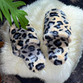 YOYOPROJECT Leopard Room Shoes (Grey)
