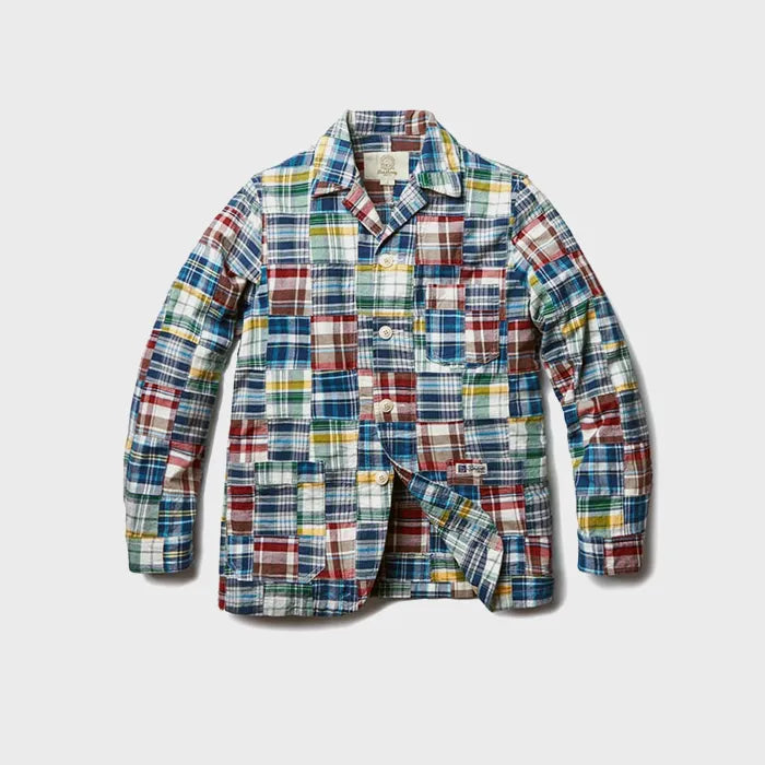 BASTONG House 137M Navy Patchwork Jacket