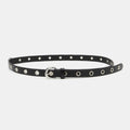 LCDC TM Eyelet Leather Belt (Black)