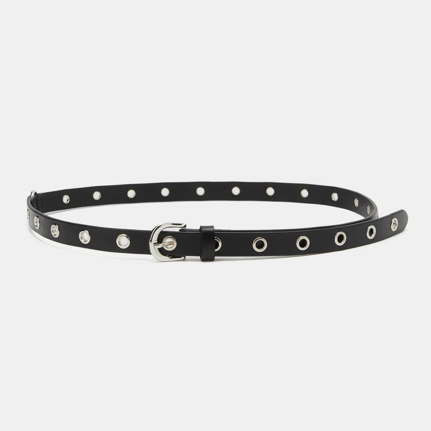 LCDC TM Eyelet Leather Belt (Black)