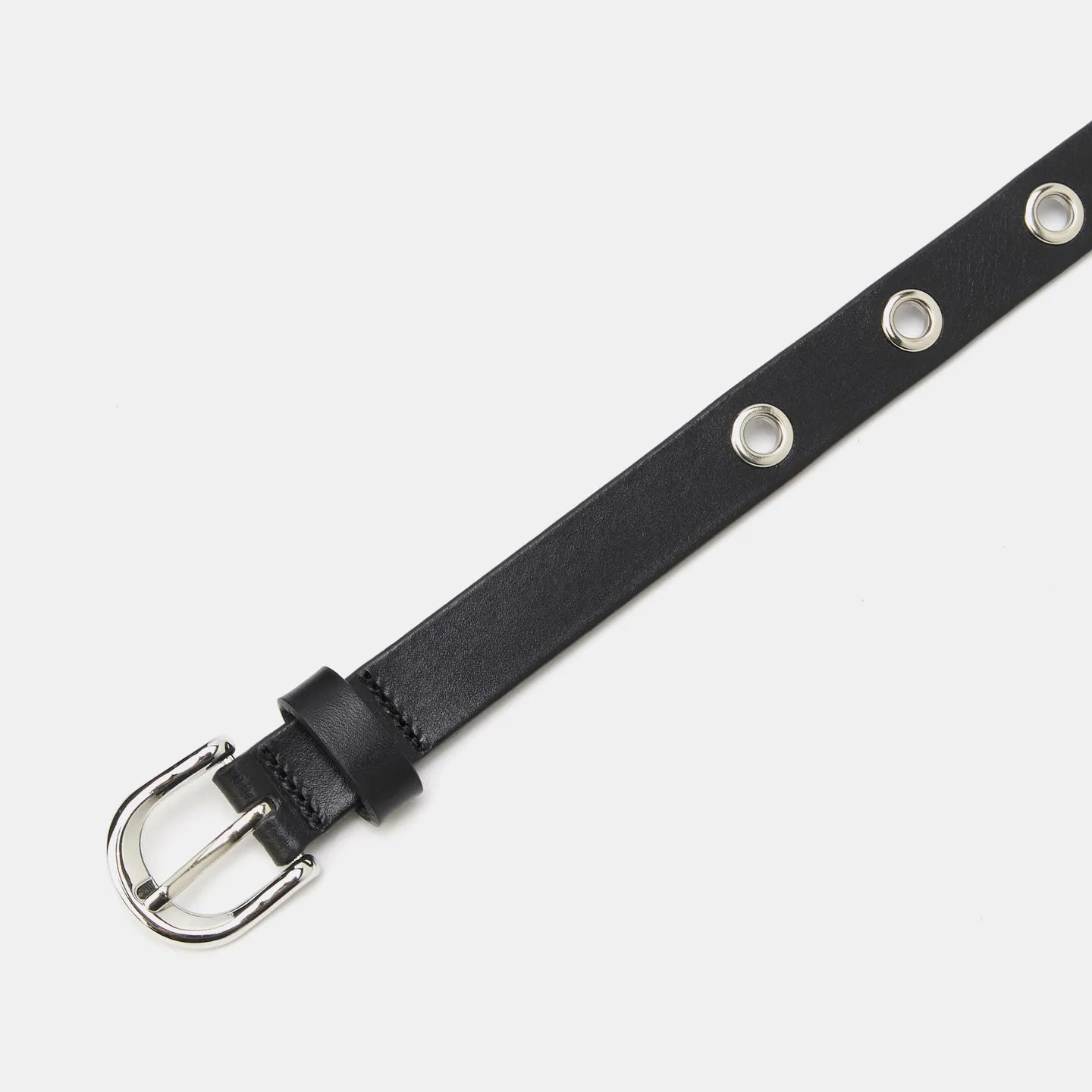 LCDC TM Eyelet Leather Belt (Black)