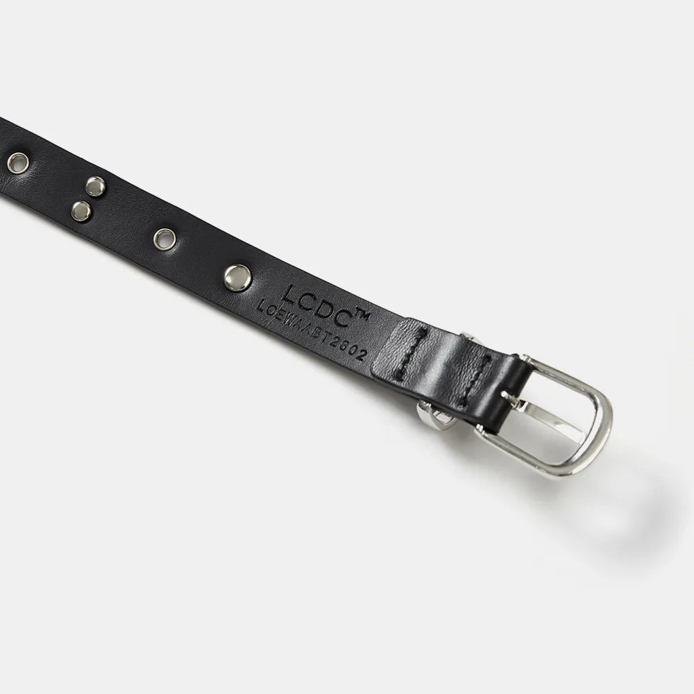 LCDC TM New Eyelet Leather Belt (Black)