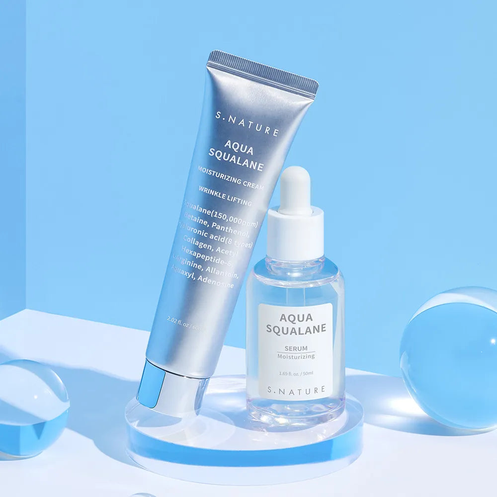 S.NATURE Aqua Squalane Serum & Moisturizing Cream Set