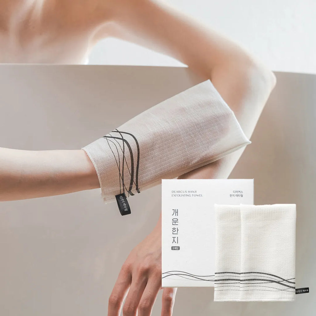 Product Title: Dearcus Refreshing Hanji Soft Exfoliating Towel (2-Pack)
