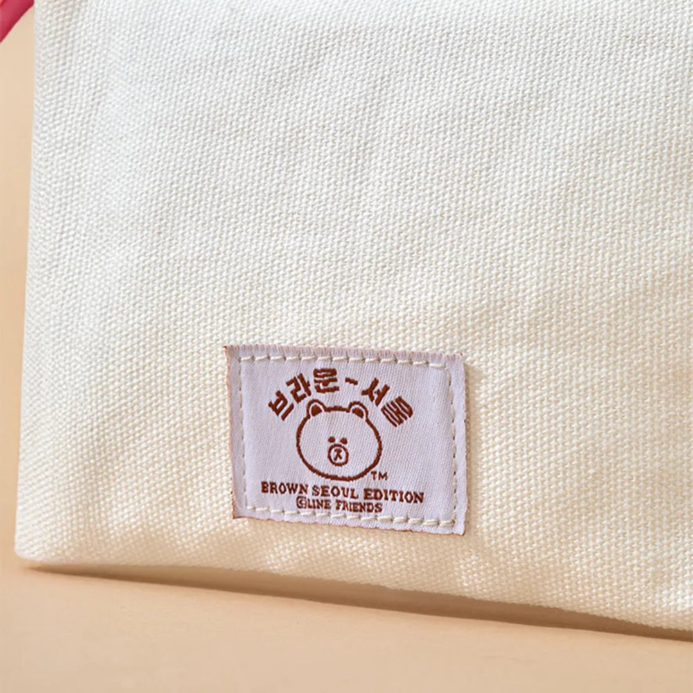 LINE FRIENDS Brown Seoul Edition Pouch