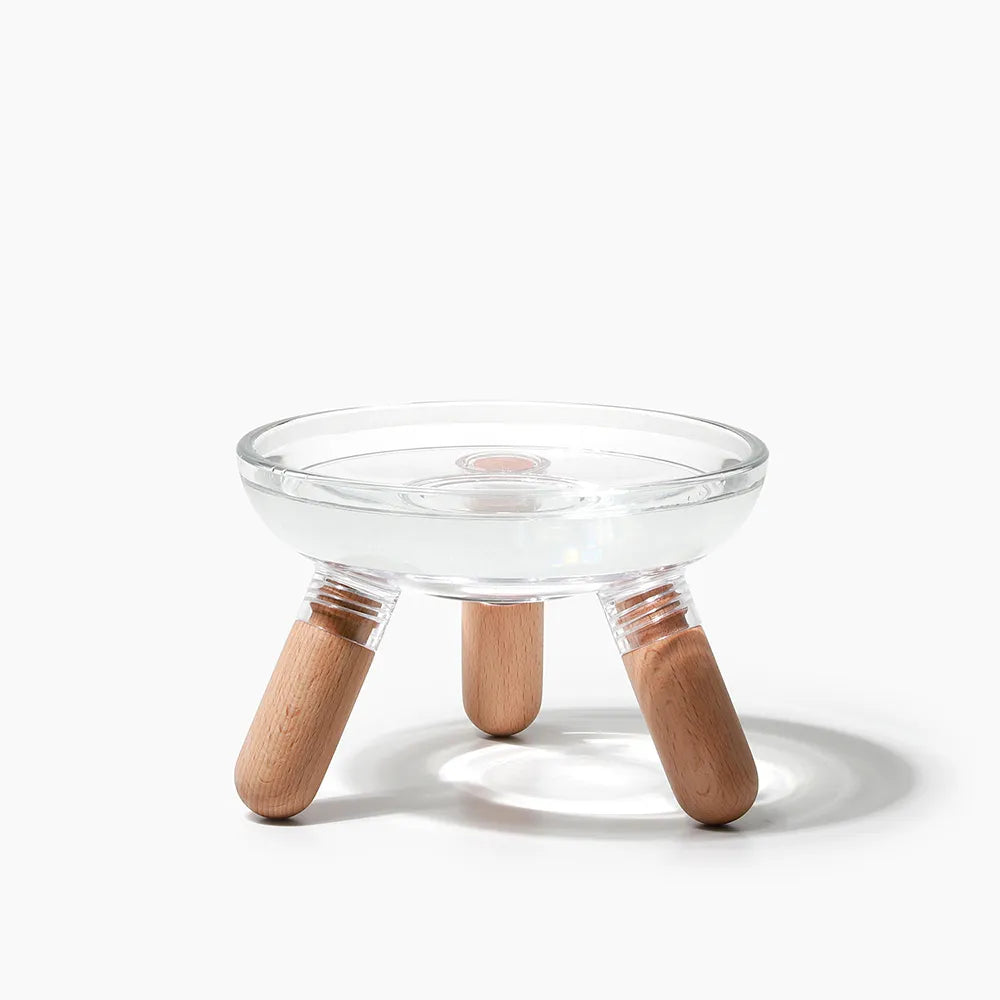 INHERENT Oreo Glass Pet Bowl