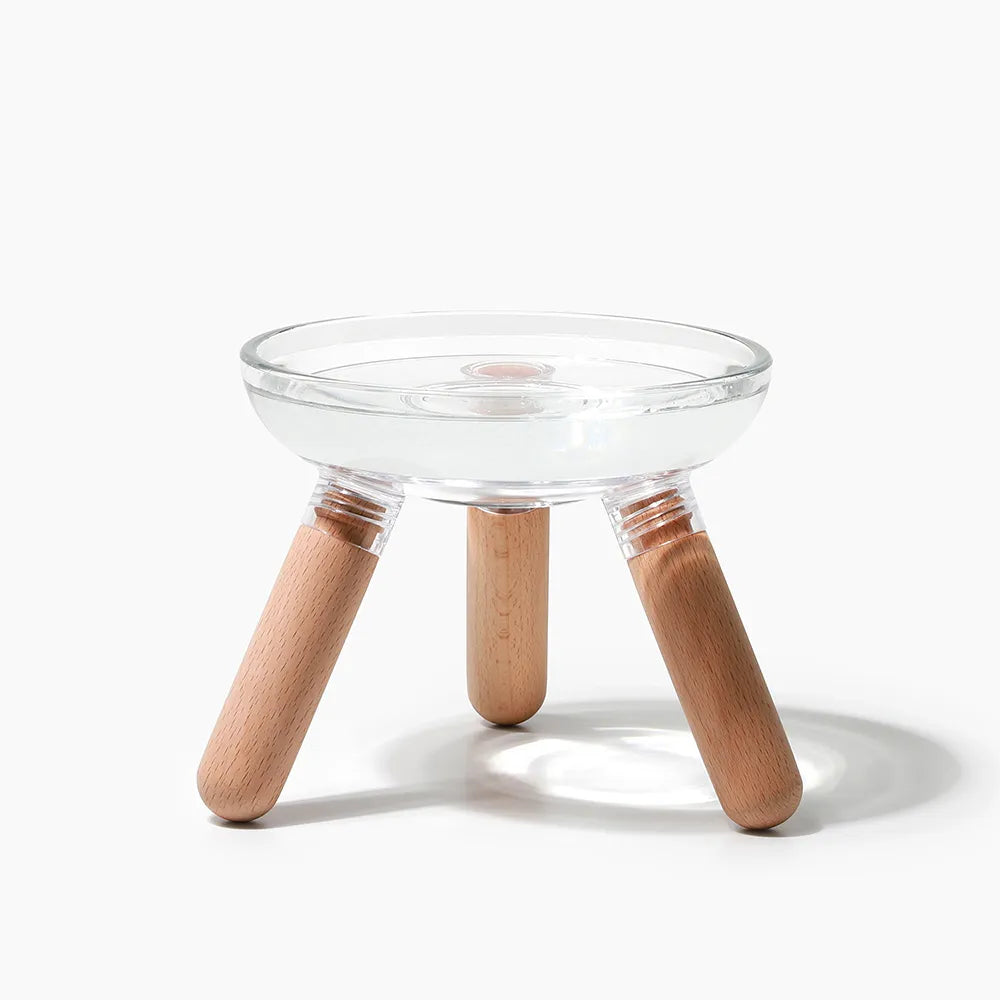 INHERENT Oreo Glass Pet Bowl