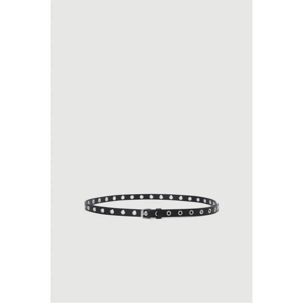Chouetties by LUCKY CHOUETTE Eyelet Slim Belt (Black)