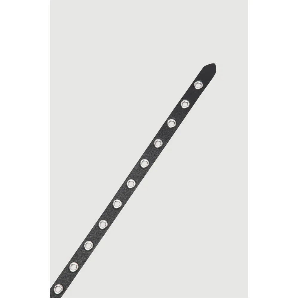 Chouetties by LUCKY CHOUETTE Eyelet Slim Belt (Black)