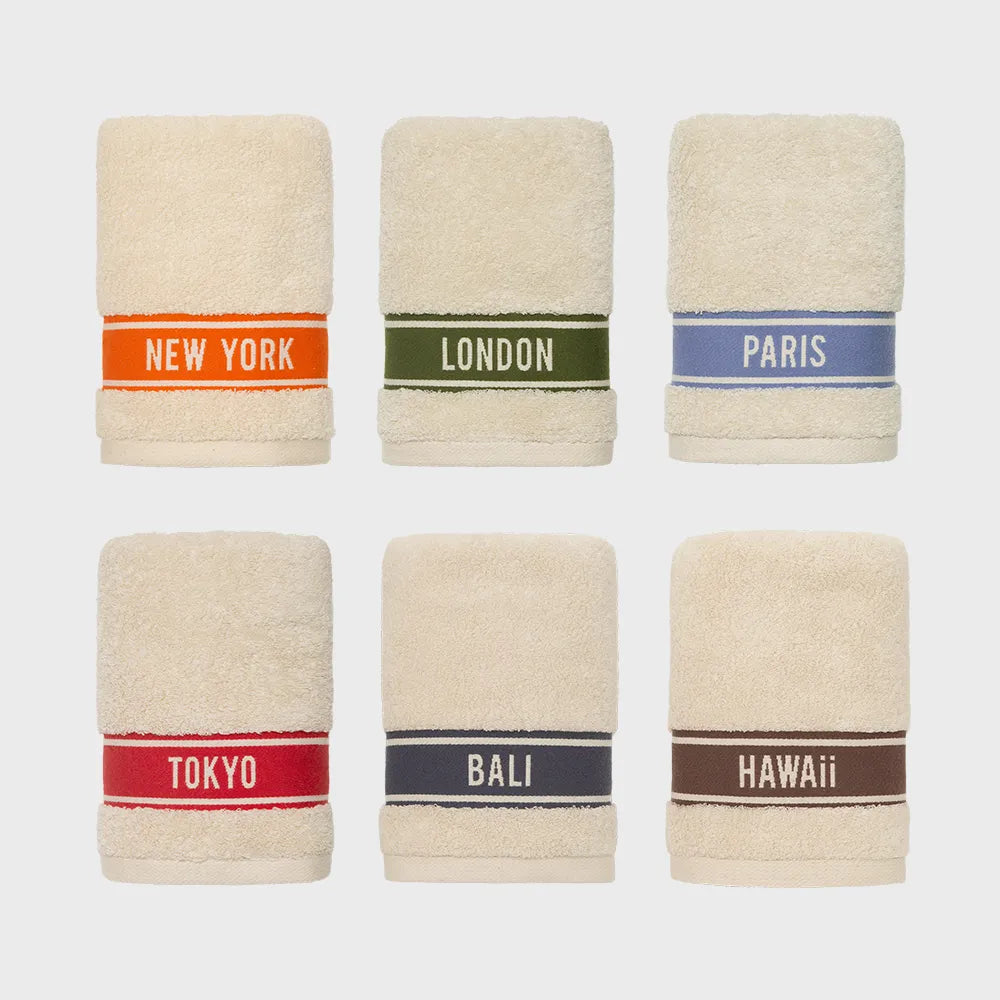 City Series Towel Set - Overseas Ver.1 (6-Piece Set)