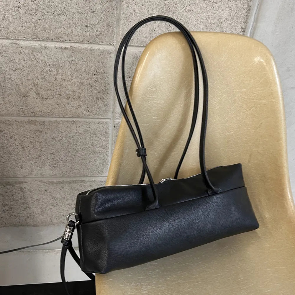 DAWN FACTORY Martin Bag Large Cow Leather (Black)