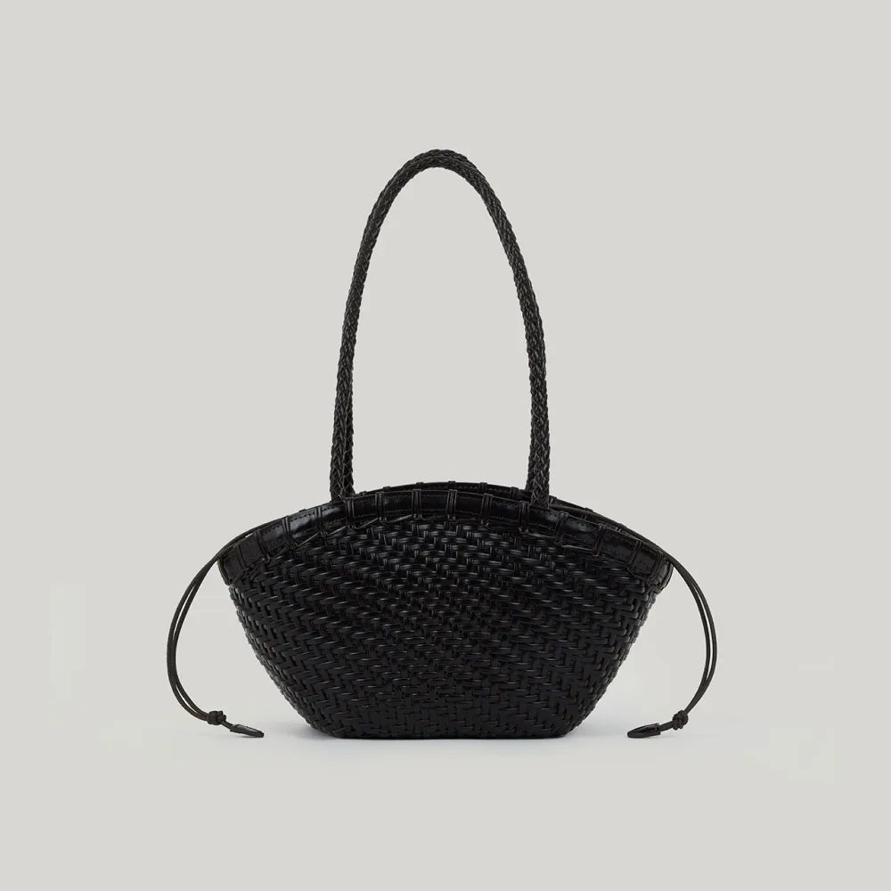 Atelier de Lumen Twig Basket Shoulder Bag (Dried Black)