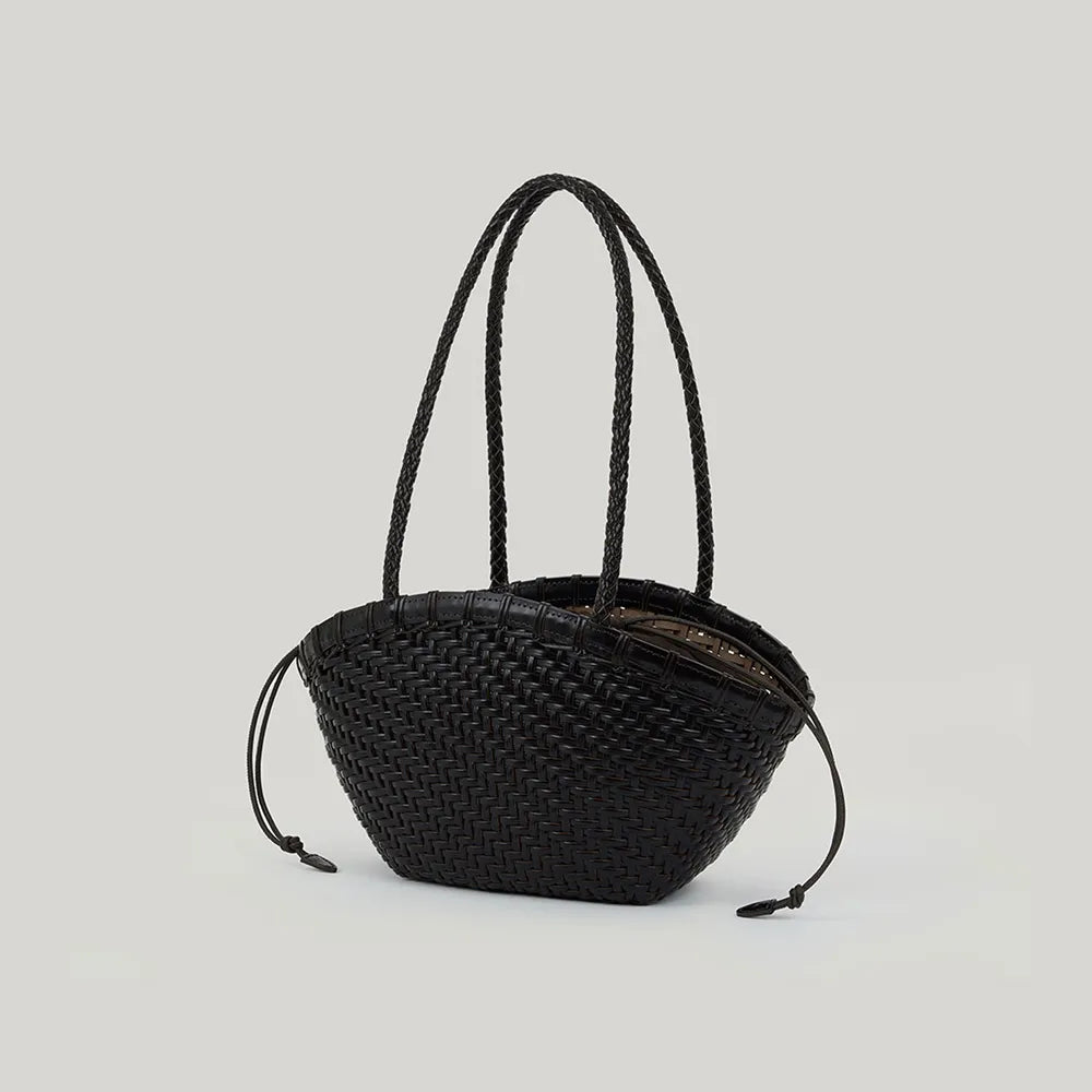 Atelier de Lumen Twig Basket Shoulder Bag (Dried Black)