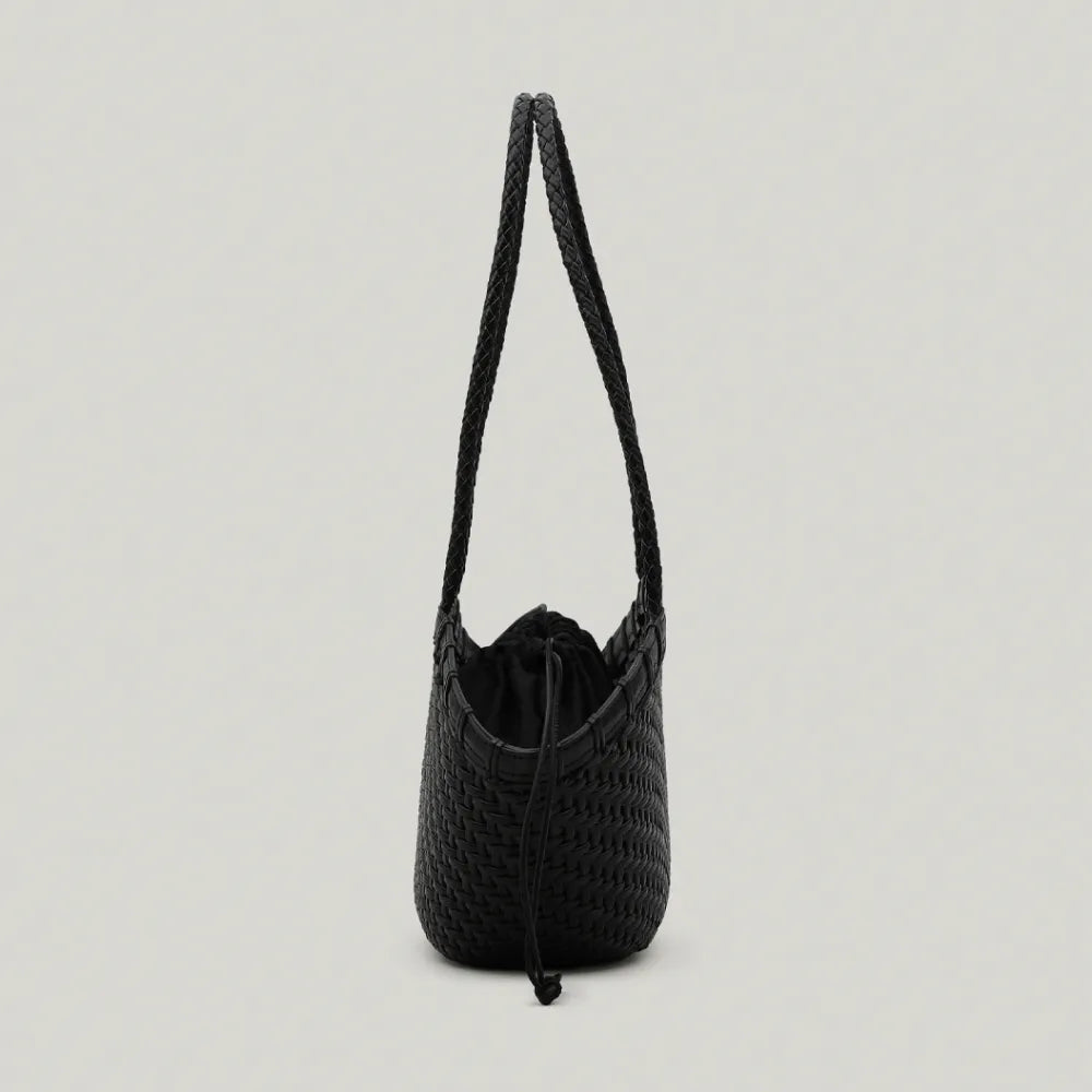 Atelier de Lumen Twig Basket Shoulder Bag (Dried Black)