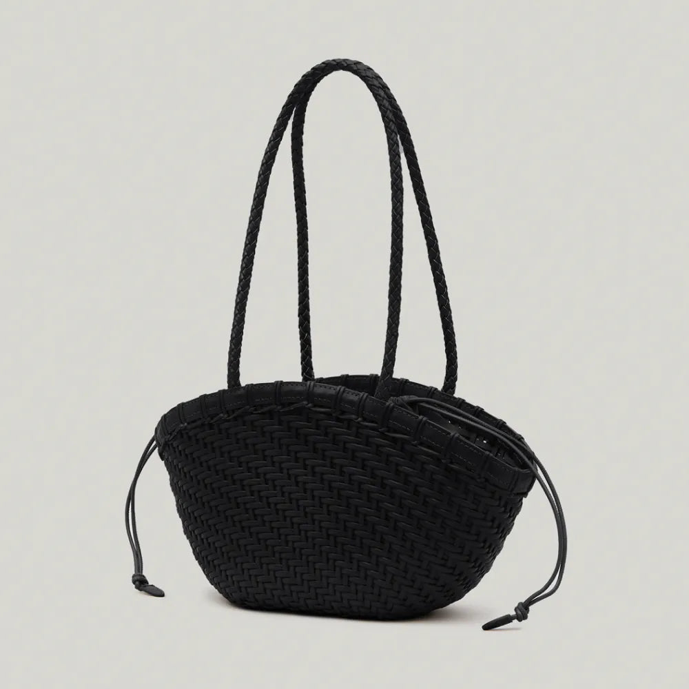 Atelier de Lumen Twig Basket Shoulder Bag (Dried Black)