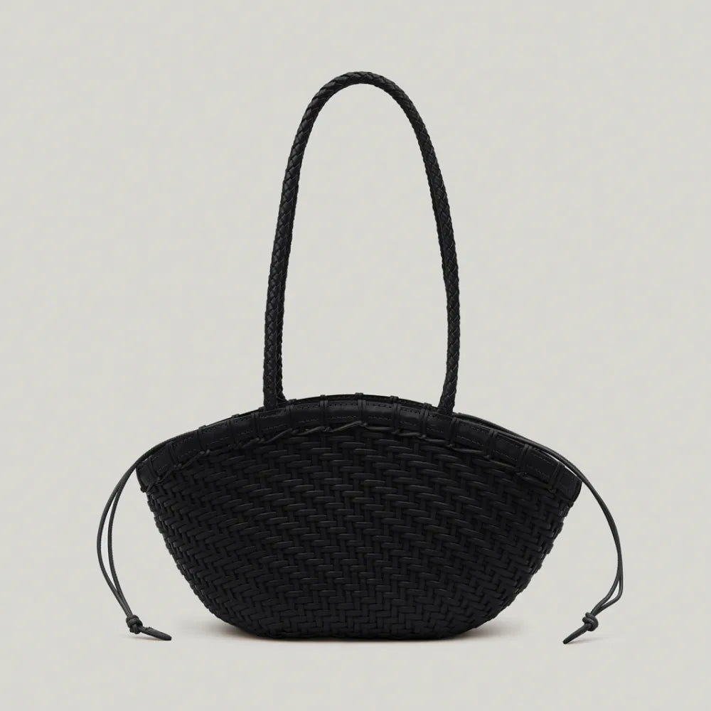 Atelier de Lumen Twig Basket Shoulder Bag (Dried Black)