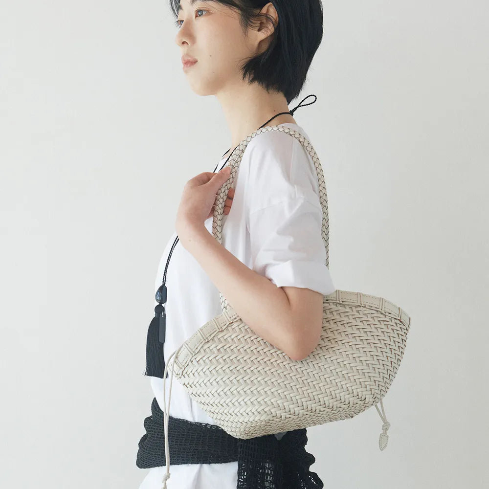 Atelier de Lumen Twig Basket Shoulder Bag (Dried Black)