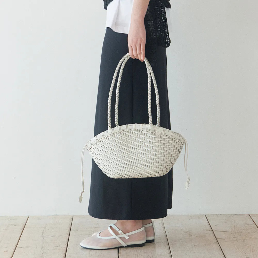 Atelier de Lumen Twig Basket Shoulder Bag (Dried Black)