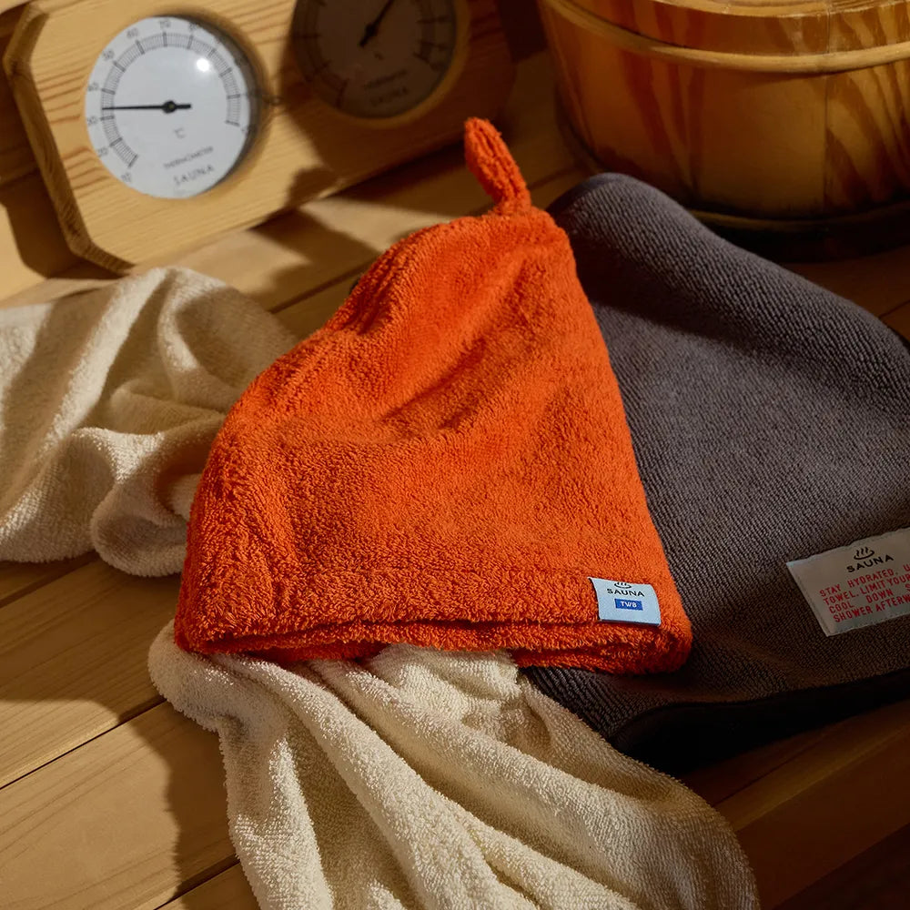 100% Cotton Towel Sauna Hat