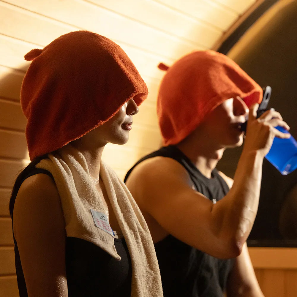 100% Cotton Towel Sauna Hat