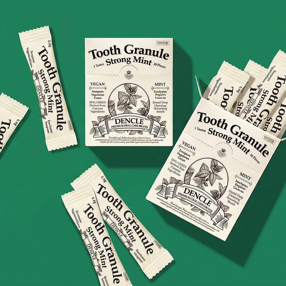 DENCLE Portable Travel Toothpaste Sticks (30-Pack)