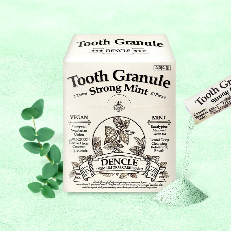 DENCLE Portable Travel Toothpaste Sticks (30-Pack)