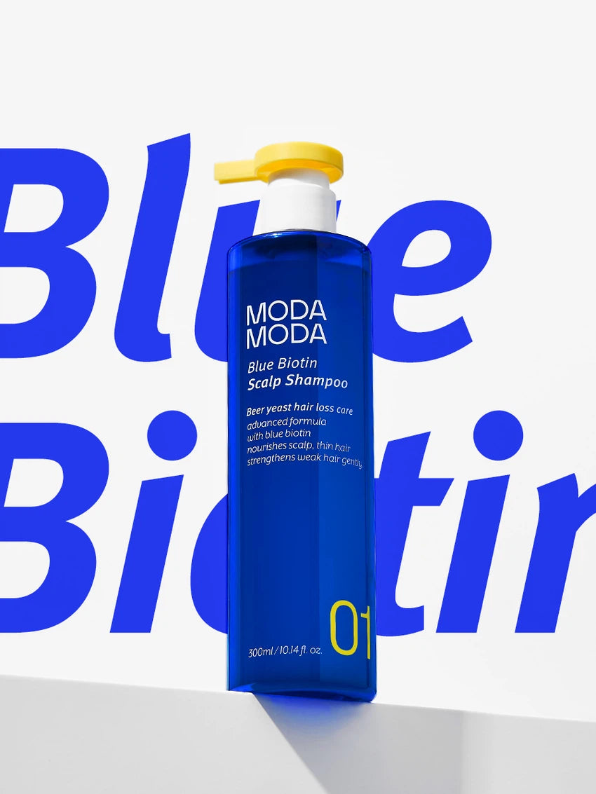 Modamoda Blue Biotin Scalp Shampoo Volume: 300 ml