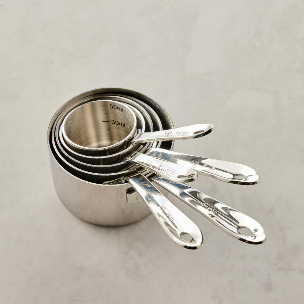 KUPER Premium Stainless Steel Measuring Cup Set (5-Piece)