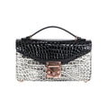HORMIGA Luxury Crocodile Square Bag Limited Edition (Black &amp; White)