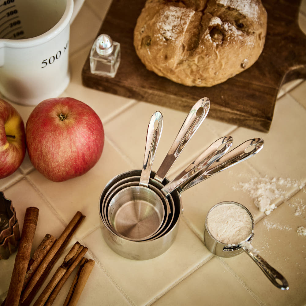 KUPER Premium Stainless Steel Measuring Cup Set (5-Piece)
