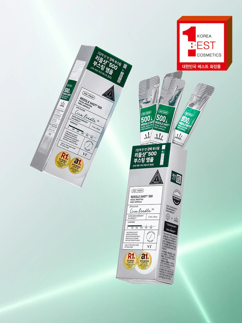 VT Cosmetics Reedle Shot 500 Facial Boosting First Ampoule (2ml x 8 Pcs)