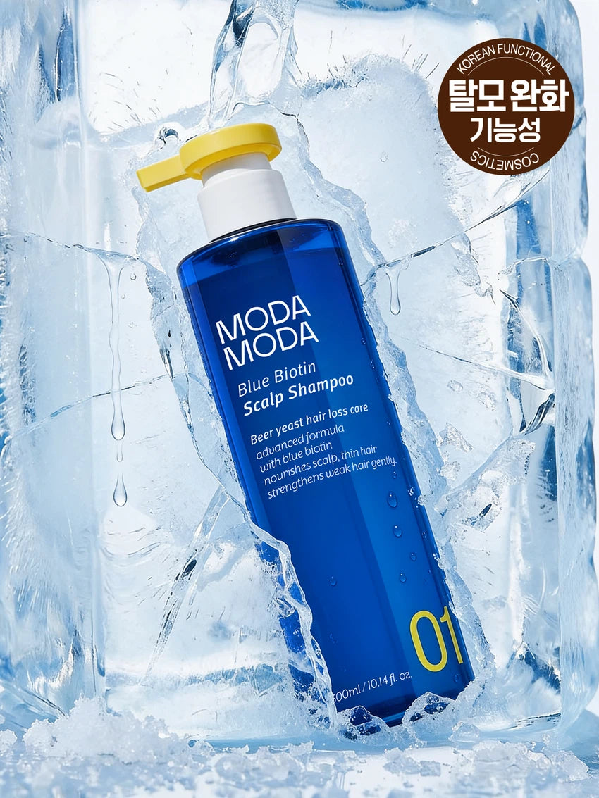 Modamoda Blue Biotin Scalp Shampoo Volume: 300 ml