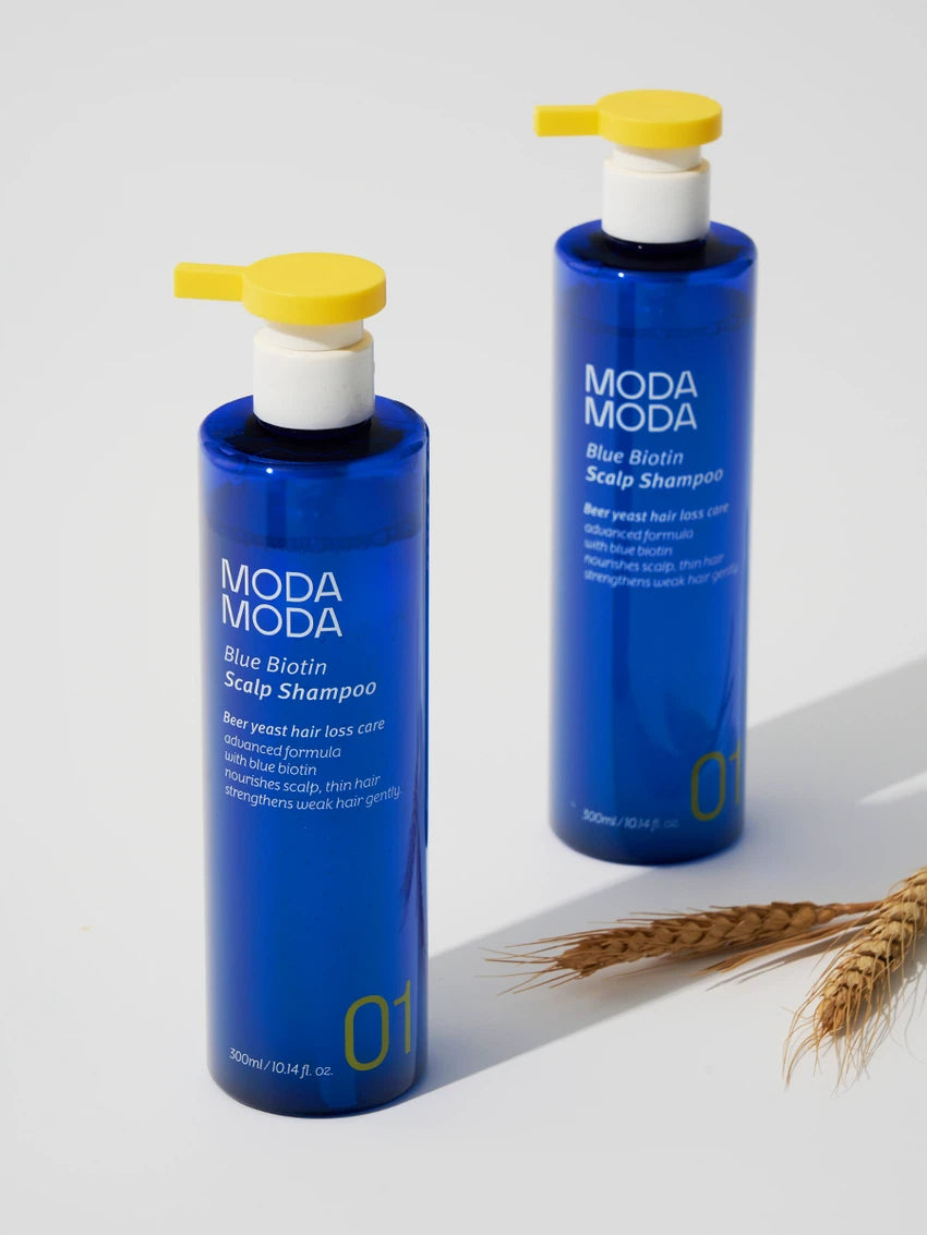 Modamoda Blue Biotin Scalp Shampoo Volume: 300 ml