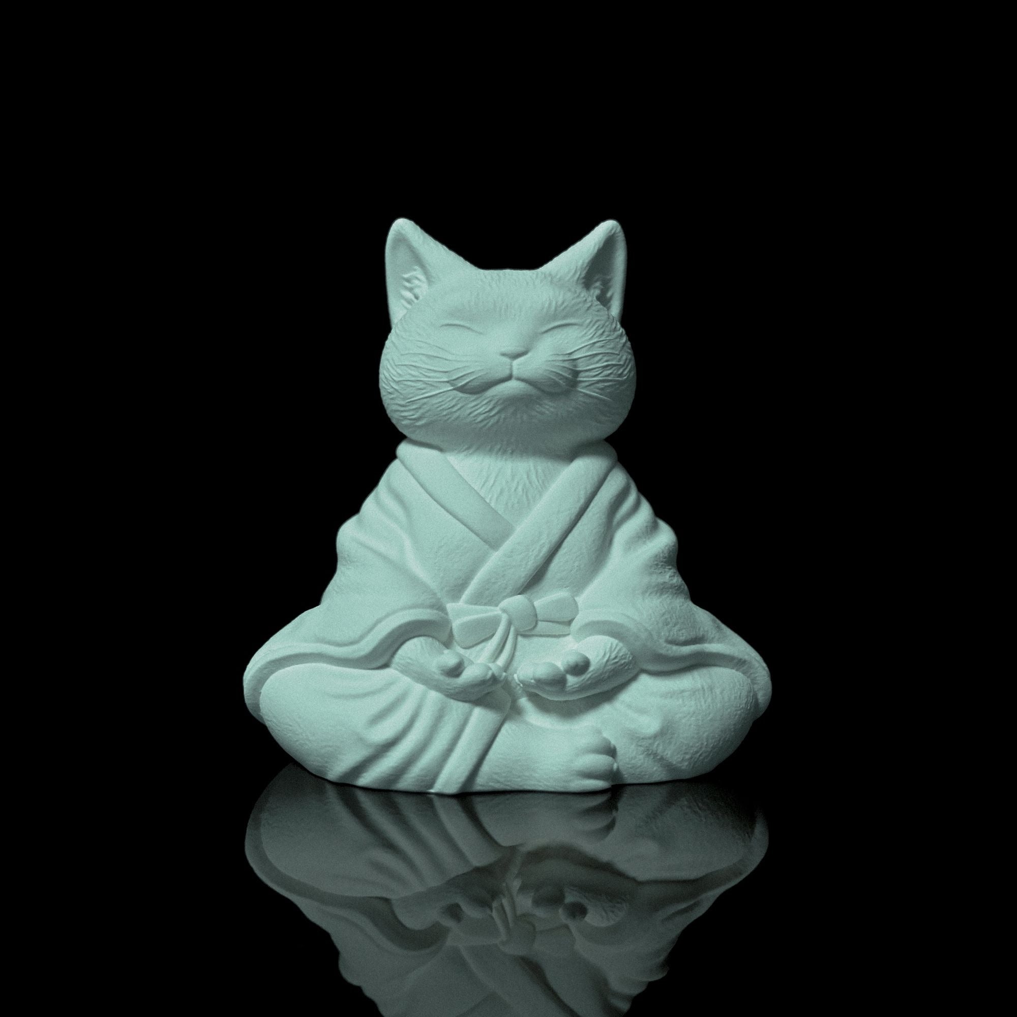 Meditating Cat by FORGE MANSION