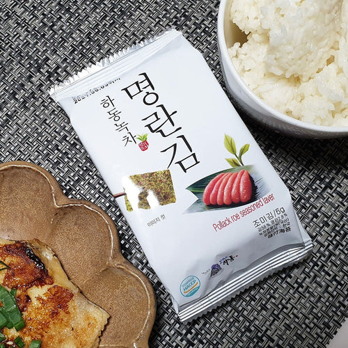 Hadong Kwon Yeosa Green Tea Mentaiko Seaweed (24 Packs)