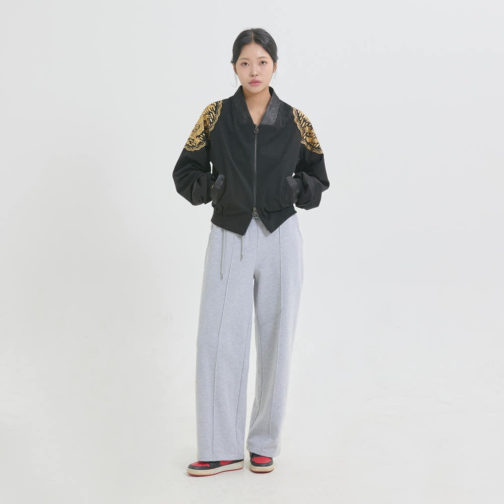 LEESLE Yongan Bomber Jacket (Black)