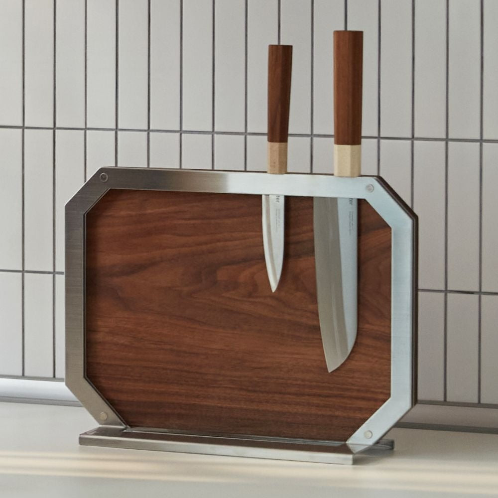 [Heriter] Signature Octagonal Cutting Board (Walnut)