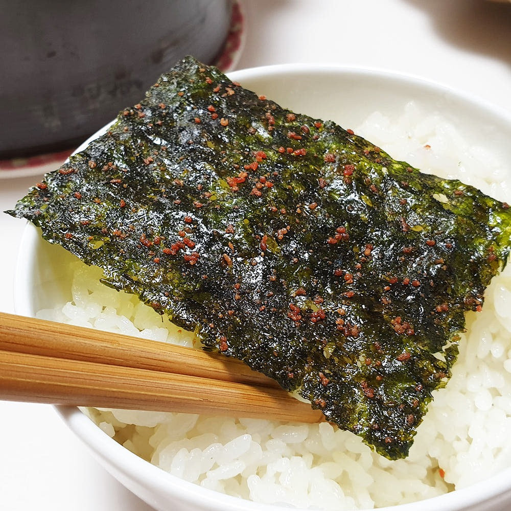 Hadong Kwon Yeosa Green Tea Mentaiko Seaweed (24 Packs)