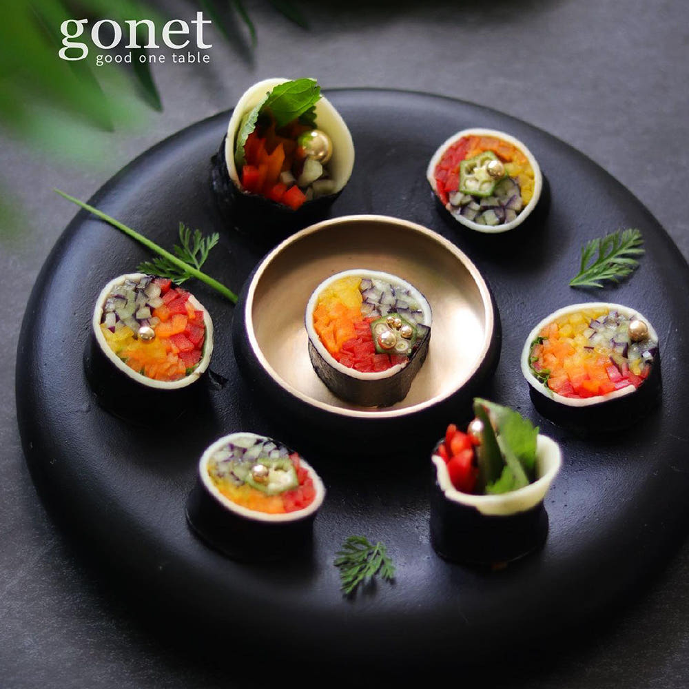 Gonette × Geochang Yugi Stone Lacquered 3-Piece Set